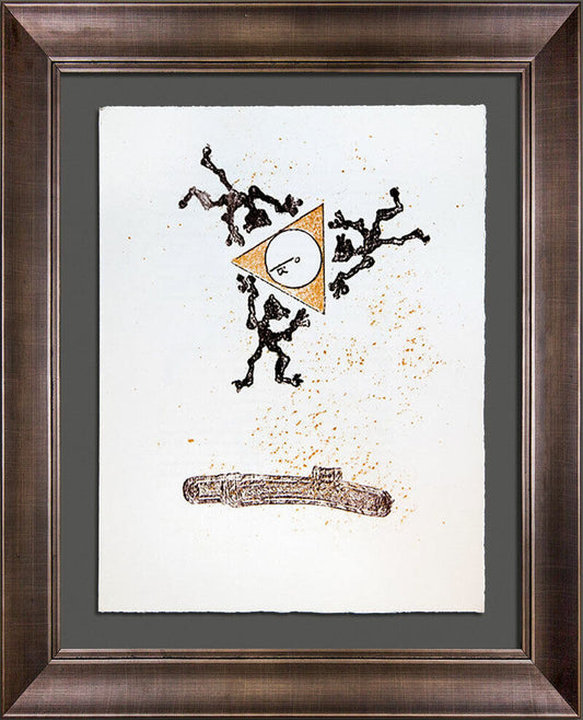 Max ERNST Lithograph ORIGINAL Limited Ed. on Arches w/Archival Frame