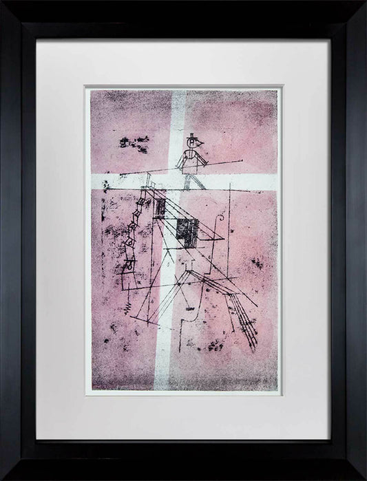 Paul KLEE Lithograph LTD Edition “Tightrope Walker" w/FRAME Included