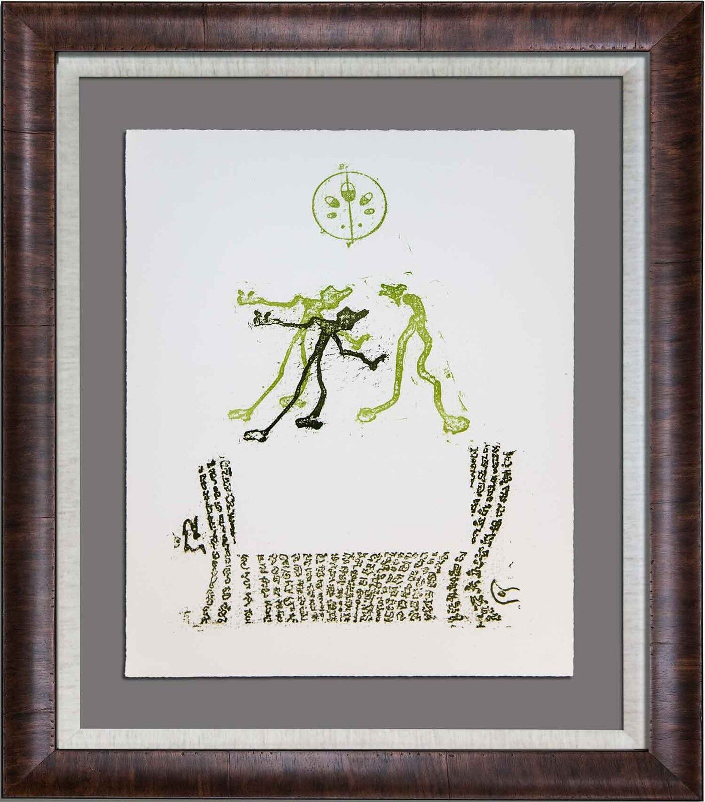 Max ERNST Lithograph ORIGINAL Limited Ed. Arches 1970 w/Frame Included