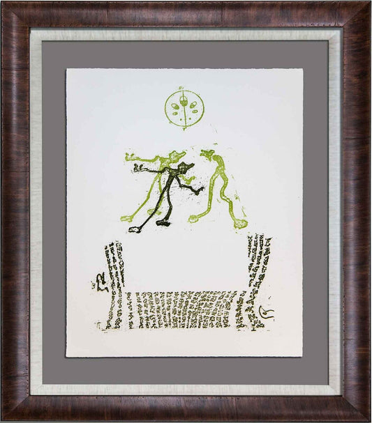 Max ERNST Lithograph ORIGINAL Limited Ed. Arches 1970 w/Frame Included