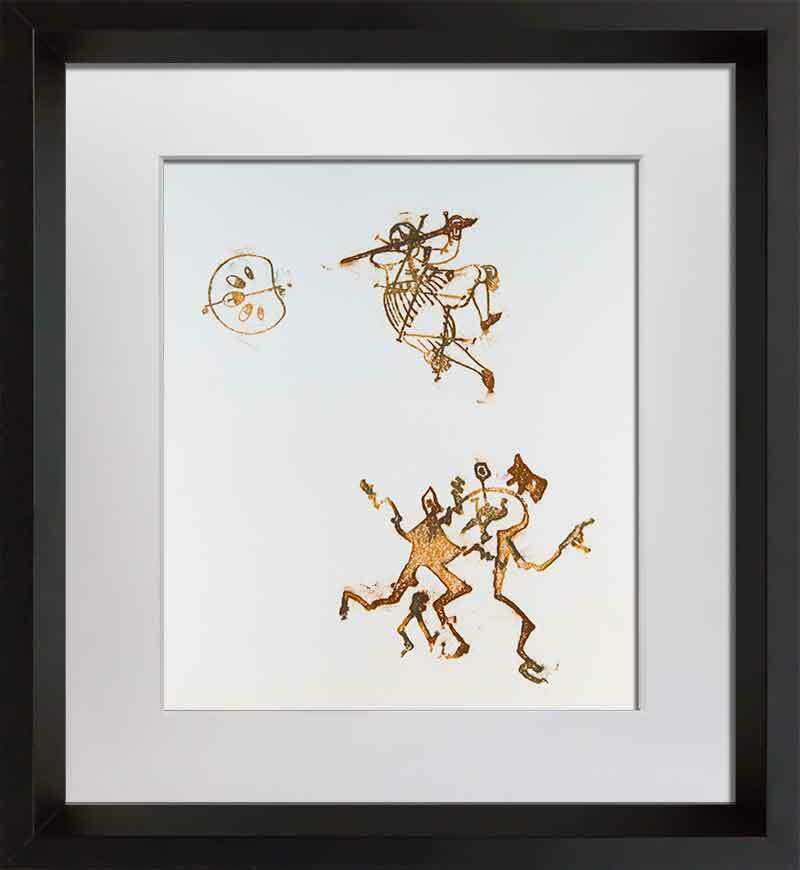 Max ERNST Lithograph ORIGINAL Limited Ed. "Fröhliche Logik" w/Archival Frame