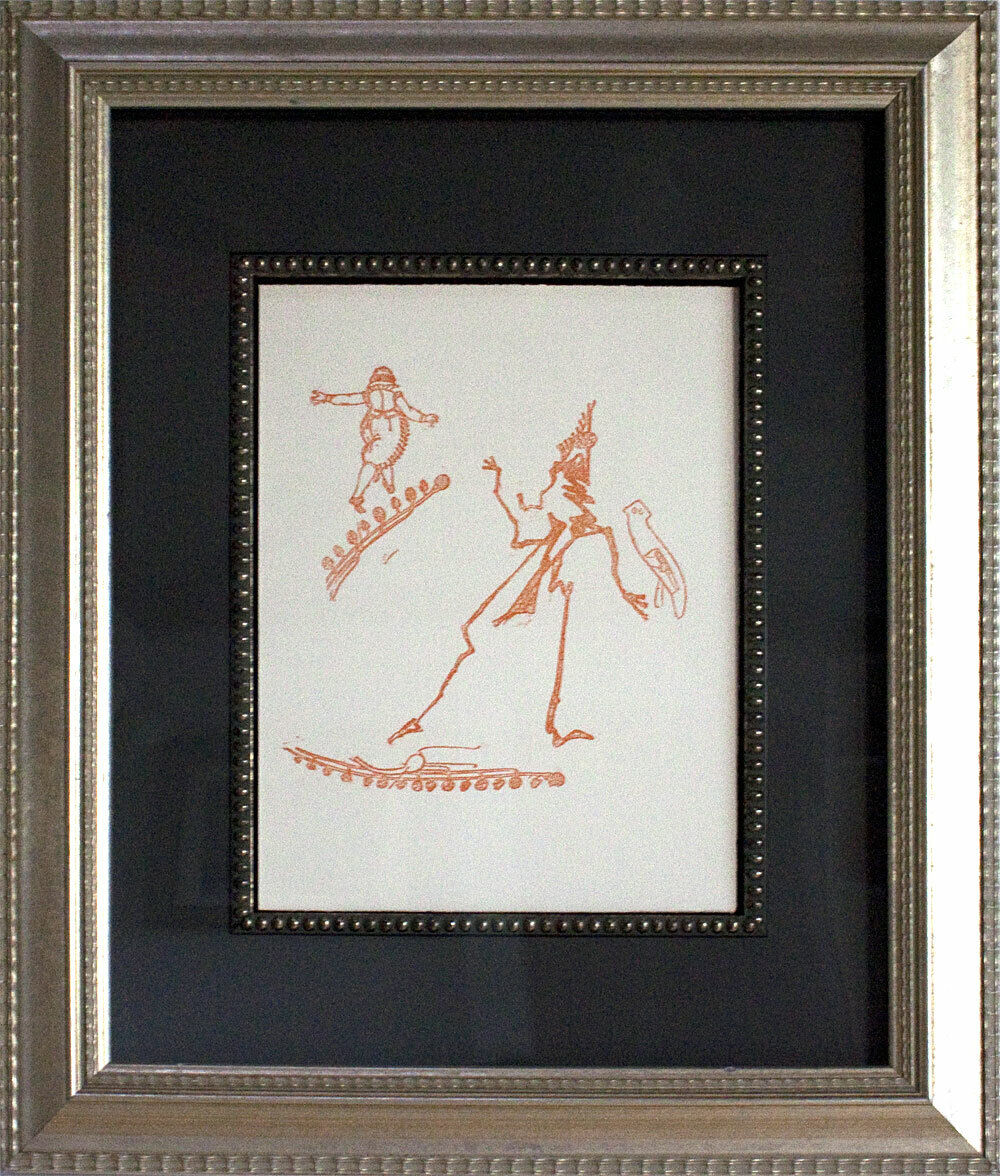 Max Ernst Original Color Stone Lithograph, 1970