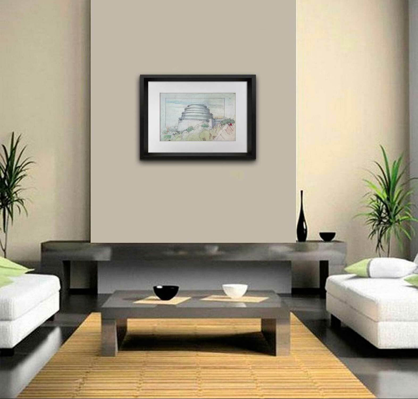 Frank Lloyd WRIGHT Lithograph #’ed LIMITED Ed. "Gordon Strong Planetarium"