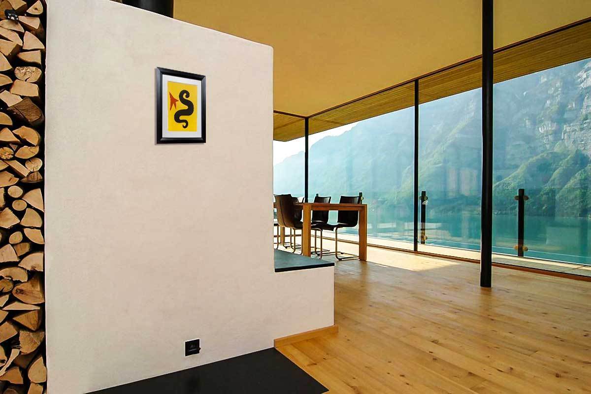 Alexander CALDER Lithograph LIMITED Edition Color 1971 +Custom Archival FRAMING