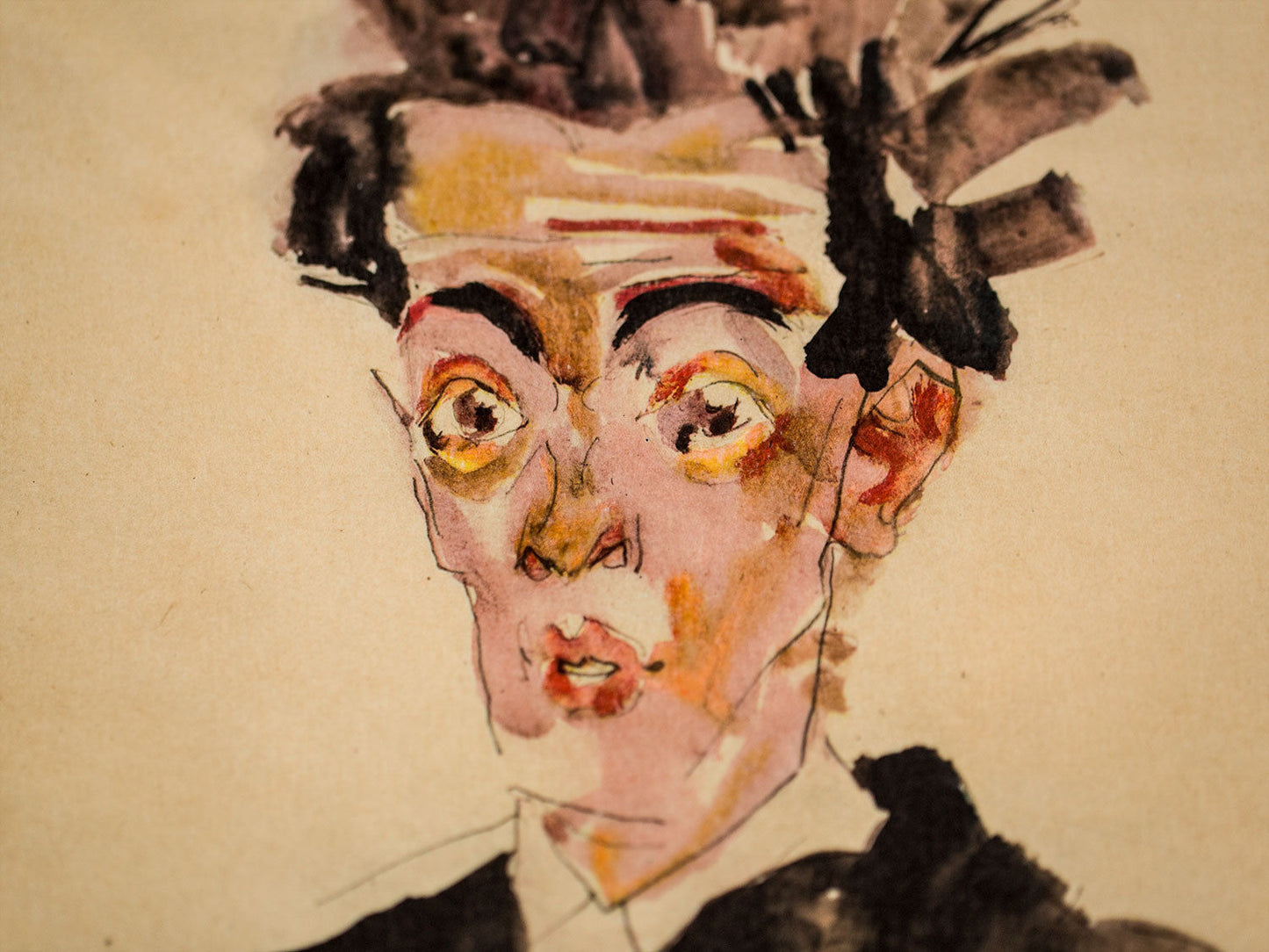 Egon Schiele Lithograph "Self Portrait" 1911