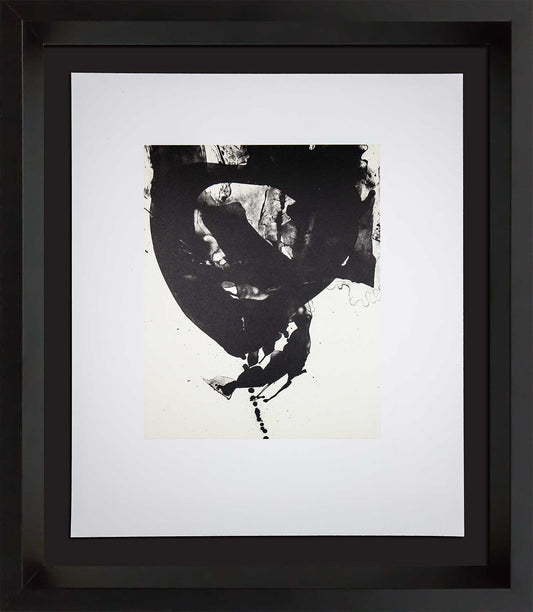 Robert MOTHERWELL Lithograph ORIGINAL Ltd ed w/Cat. Ref. b387.9 w/Frame
