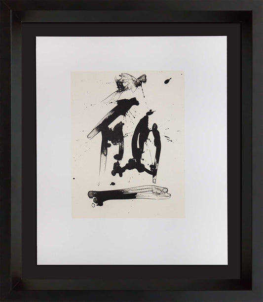 Robert MOTHERWELL Lithograph ORIGINAL Ltd ed w/Cat. Ref. b387.18 w/Frame