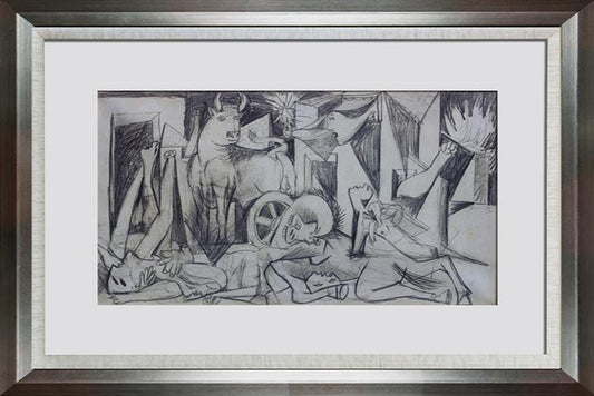Pablo PICASSO Lithograph GUERNICA Study Ltd Ed w/Custom FRAME