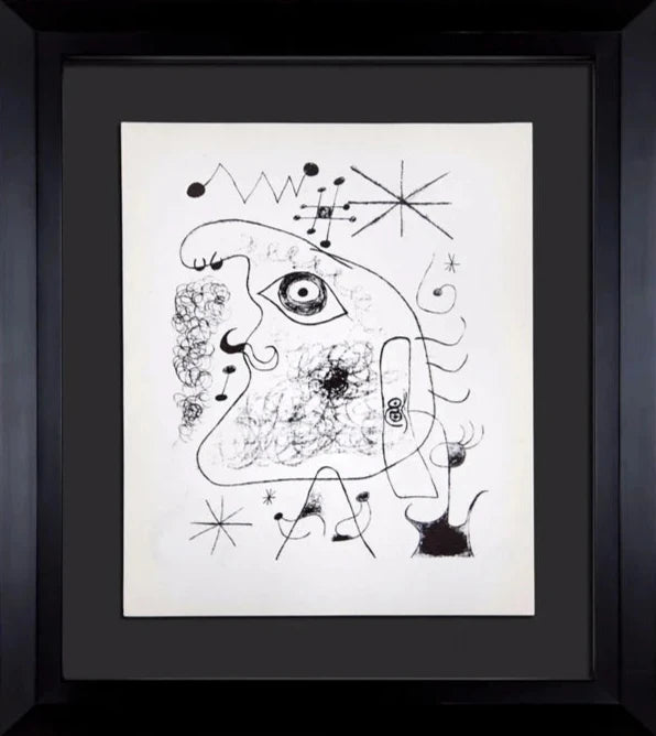 Joan Miro Limited Edition Lithograph w/Cat. Ref: c13