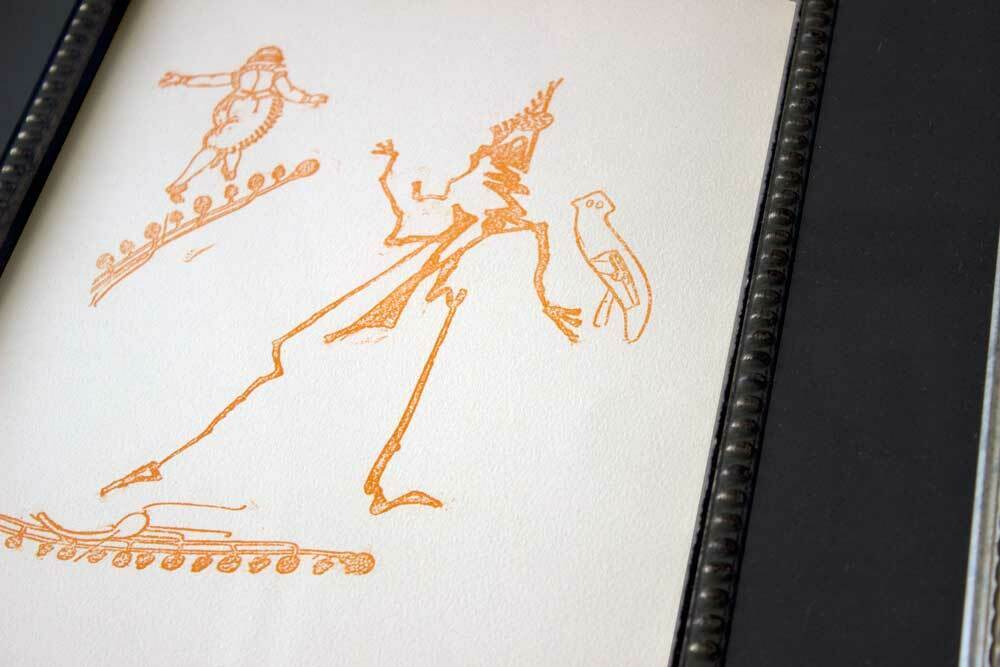 Max Ernst Original Color Stone Lithograph, 1970