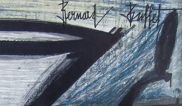 Bernard Buffet Original Lithograph | Martini...