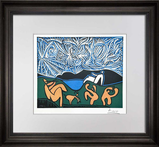 Pablo Picasso Original Linogravure en couleurs, Hand Signed
