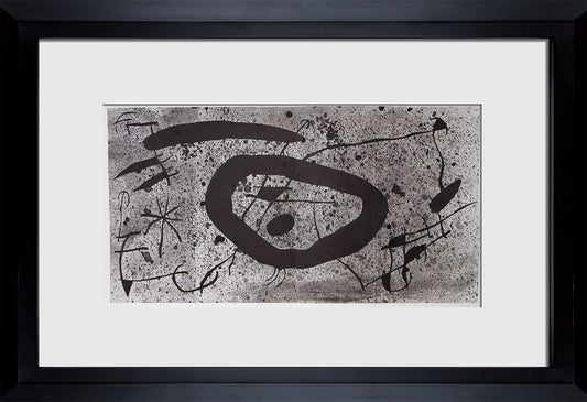 Joan MIRO Limited Ed. ORIGINAL Double Lithograph 1968 Lt. Ed. w/Frame