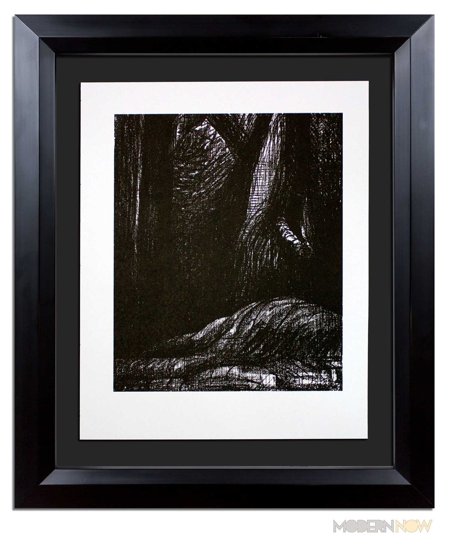 Henry MOORE Lithograph ORIGINAL "Cavern" Ltd. Edition w/Archival FRAME