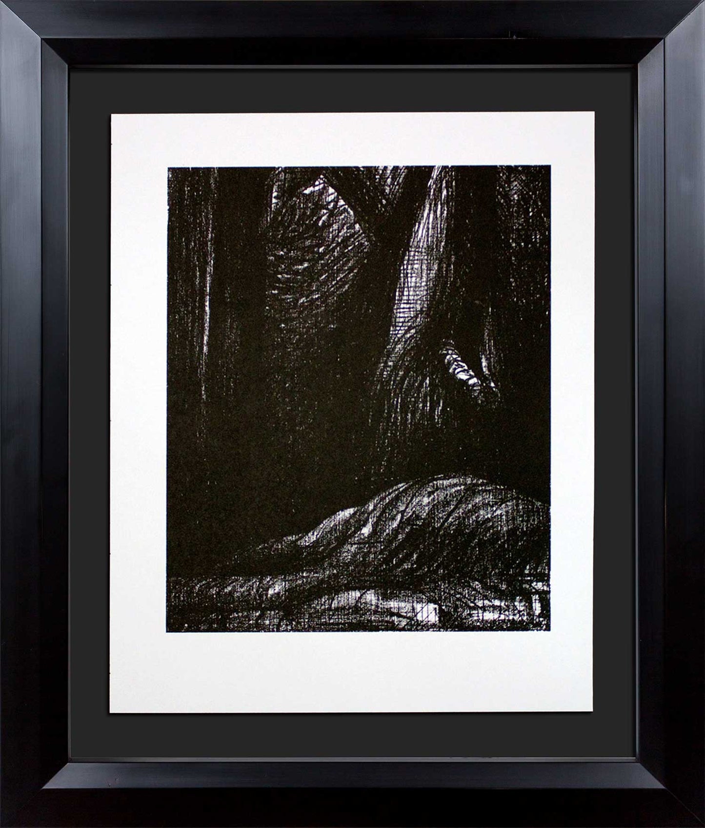 Henry MOORE Lithograph ORIGINAL "Cavern" Ltd. Edition w/Archival FRAME