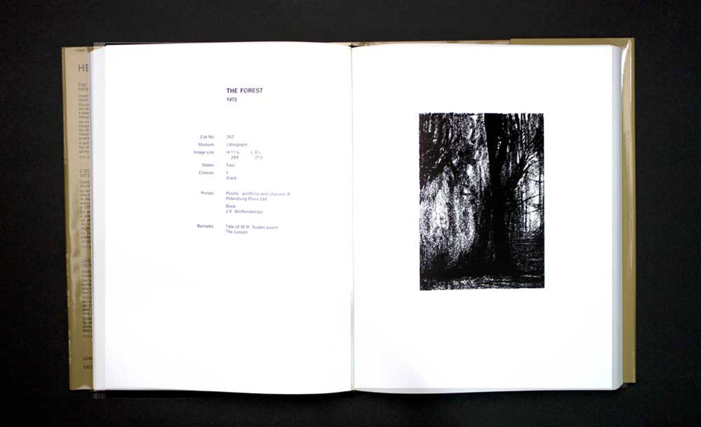 Henry Moore Original Lithograph "The Forest", 1973