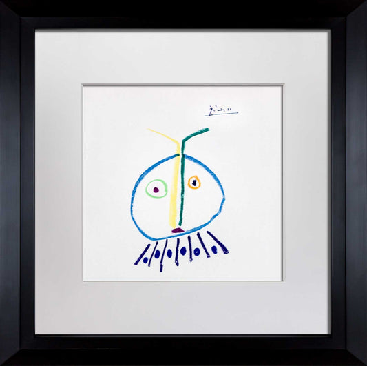 Pablo PICASSO Lithograph "La Ninera" Ltd. Edition SIGNED Cat. ref. c116 w/Frame