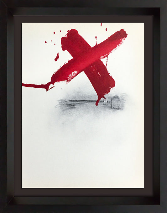 Antoni TAPIES Lithograph ORIGINAL LIMITED Ed. Color Lithograph 1973