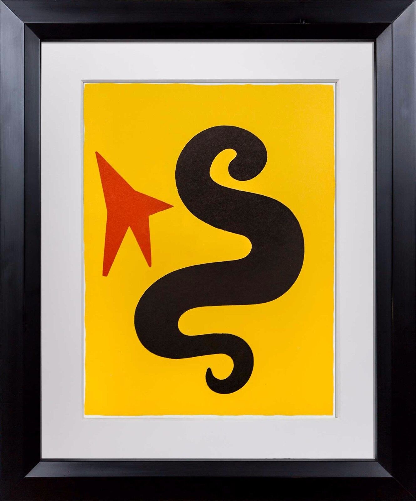 Alexander CALDER Lithograph LIMITED Edition Color 1971 +Custom Archival FRAMING