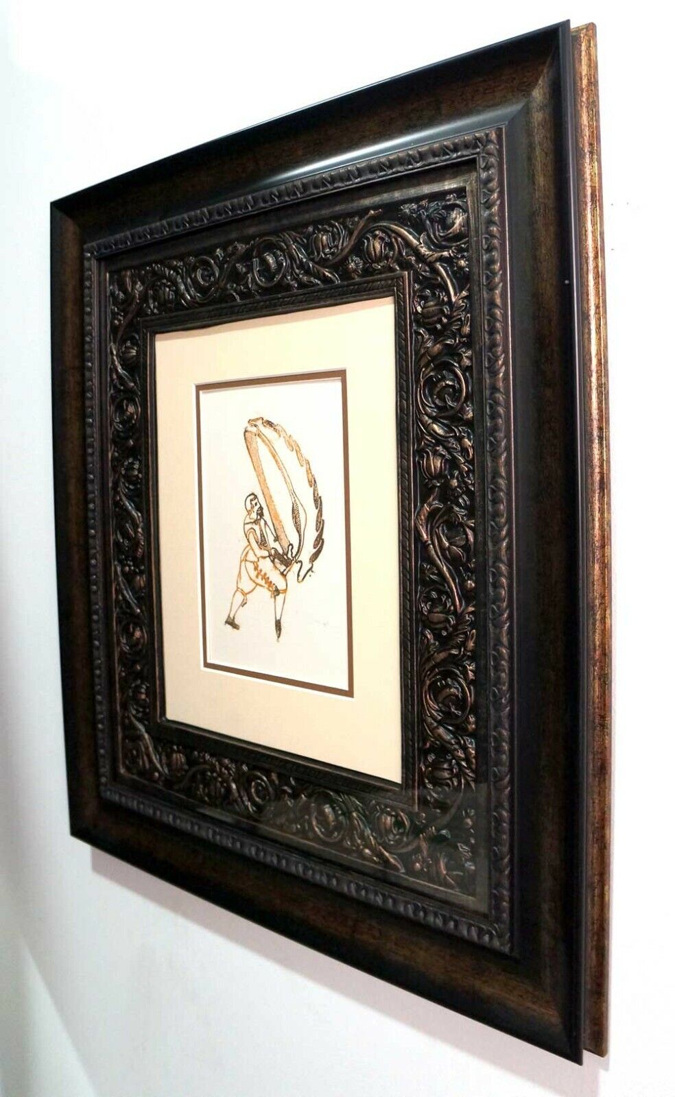 Max ERNST Lithograph ORIGINAL Limited Ed. "Nachwort" on Arches w/Archival Frame