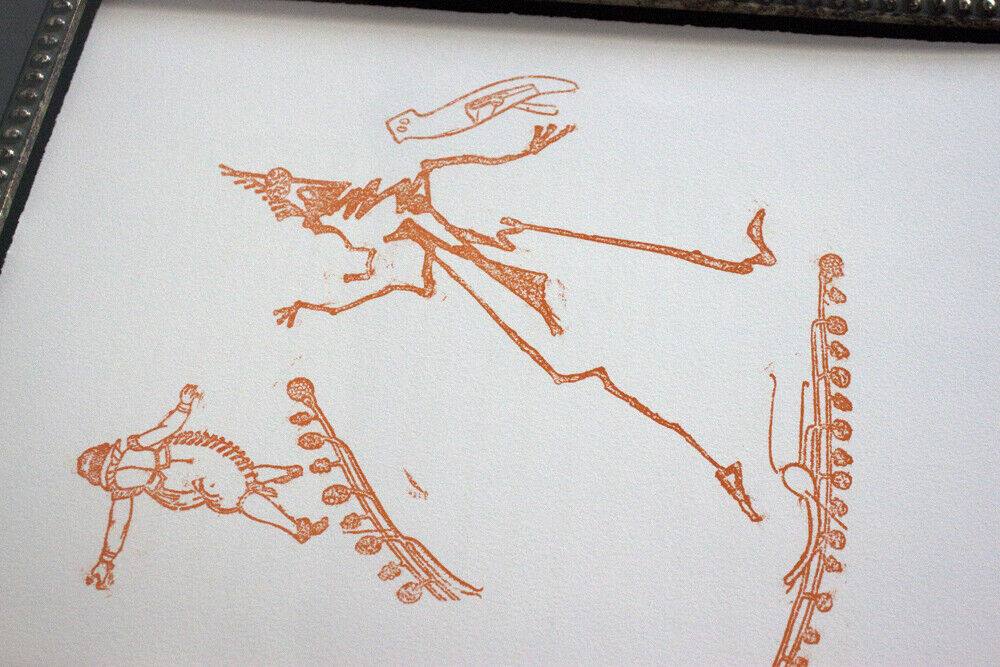 Max Ernst Original Color Stone Lithograph, 1970