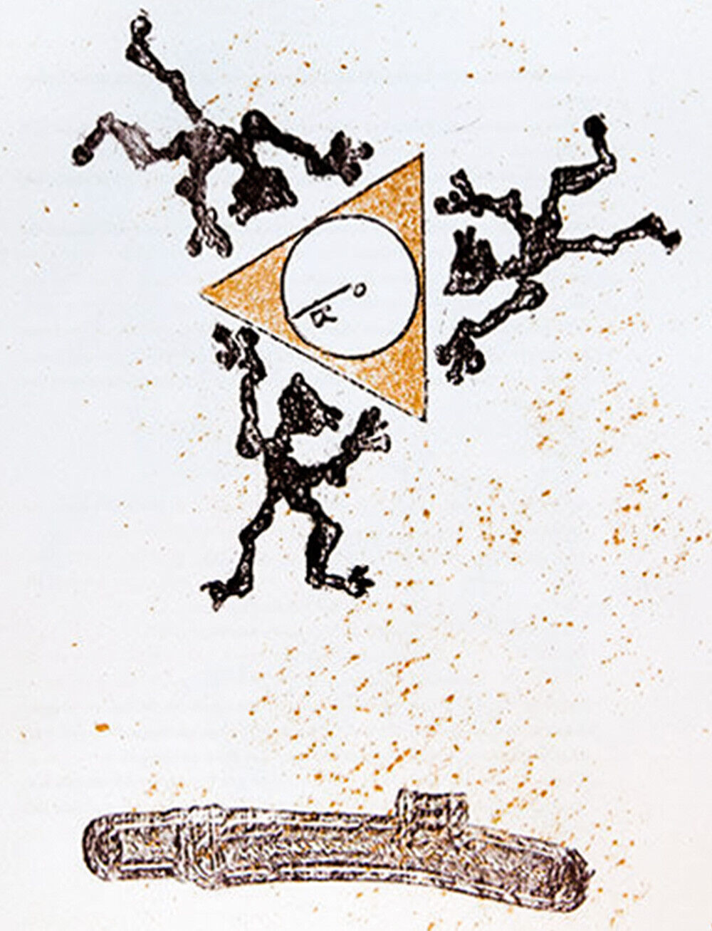 Max ERNST Lithograph ORIGINAL Limited Ed. on Arches w/Archival Frame