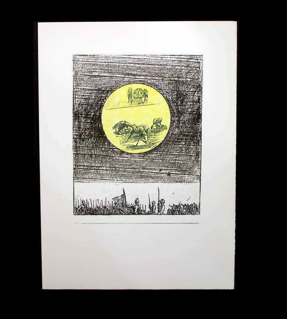 Max Ernst LITHOGRAPH Original Numbered LIMITED Ed. 125 w/Archival Frame