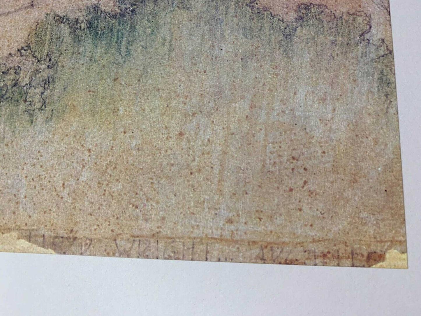 Frank Lloyd WRIGHT Lithograph "La Miniatura, Mrs. George Madison..House" w/Frame