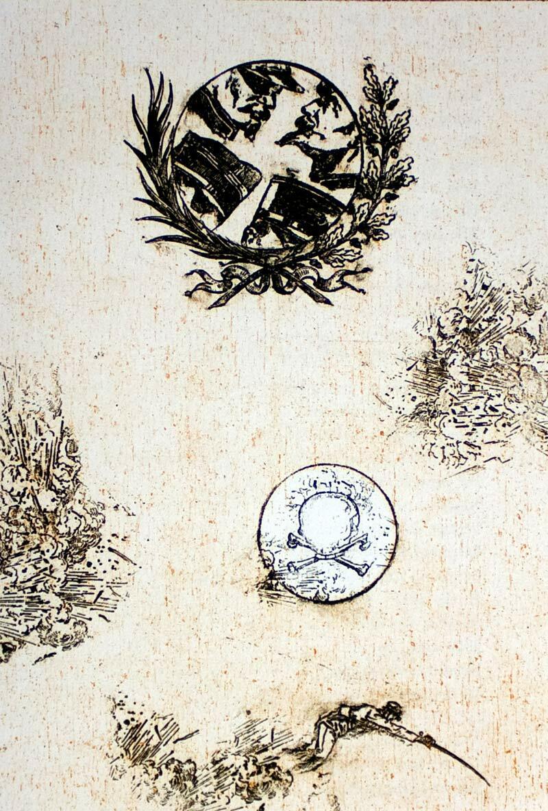 Max Ernst LITHOGRAPH Original Numbered LIMITED Ed. "All quiet on line" w/Frame