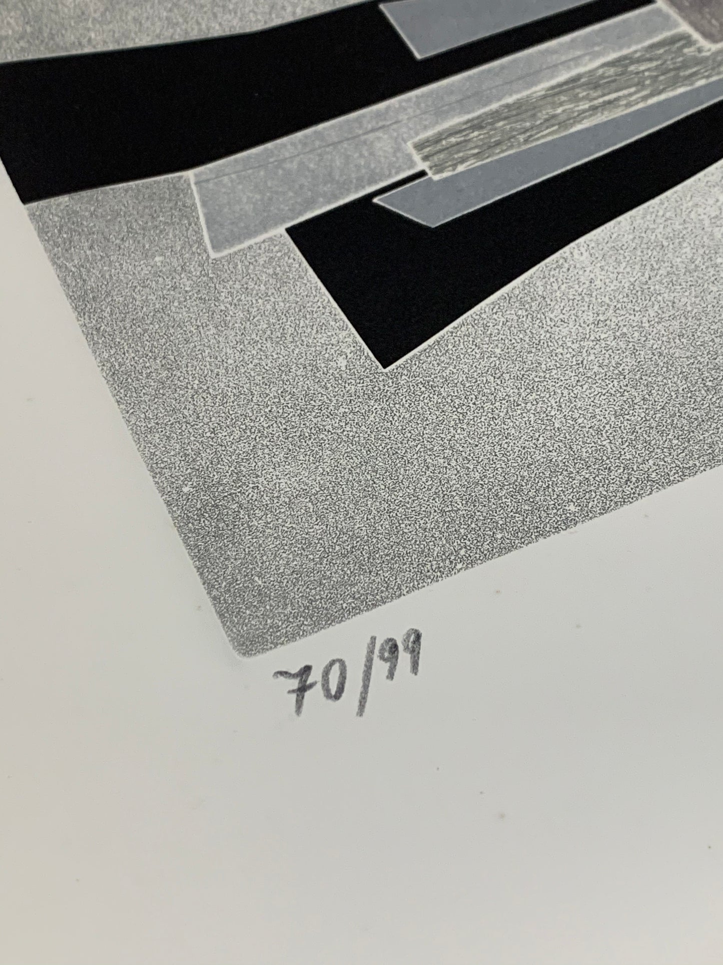 Hans RICHTER Original ETCHING Hand SIGNED "As Mondrian..." w/Custom Frame