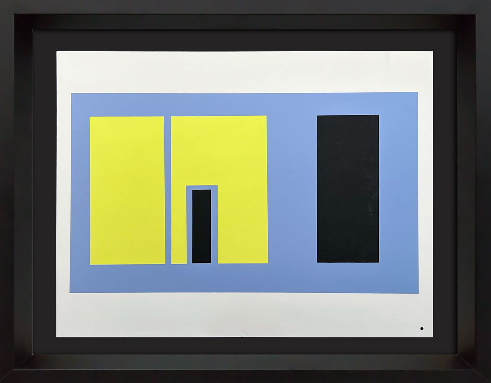 Josef ALBERS Original SILKSCREEN [XVIII-1a] LIMITED Ed. 1963 w/Archival Frame