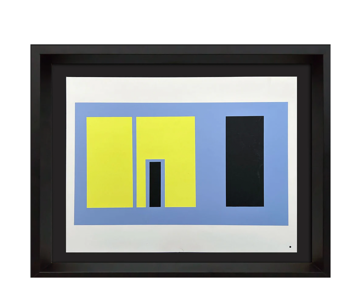 Josef ALBERS Original SILKSCREEN [XVIII-1a] LIMITED Ed. 1963 w/Archival Frame