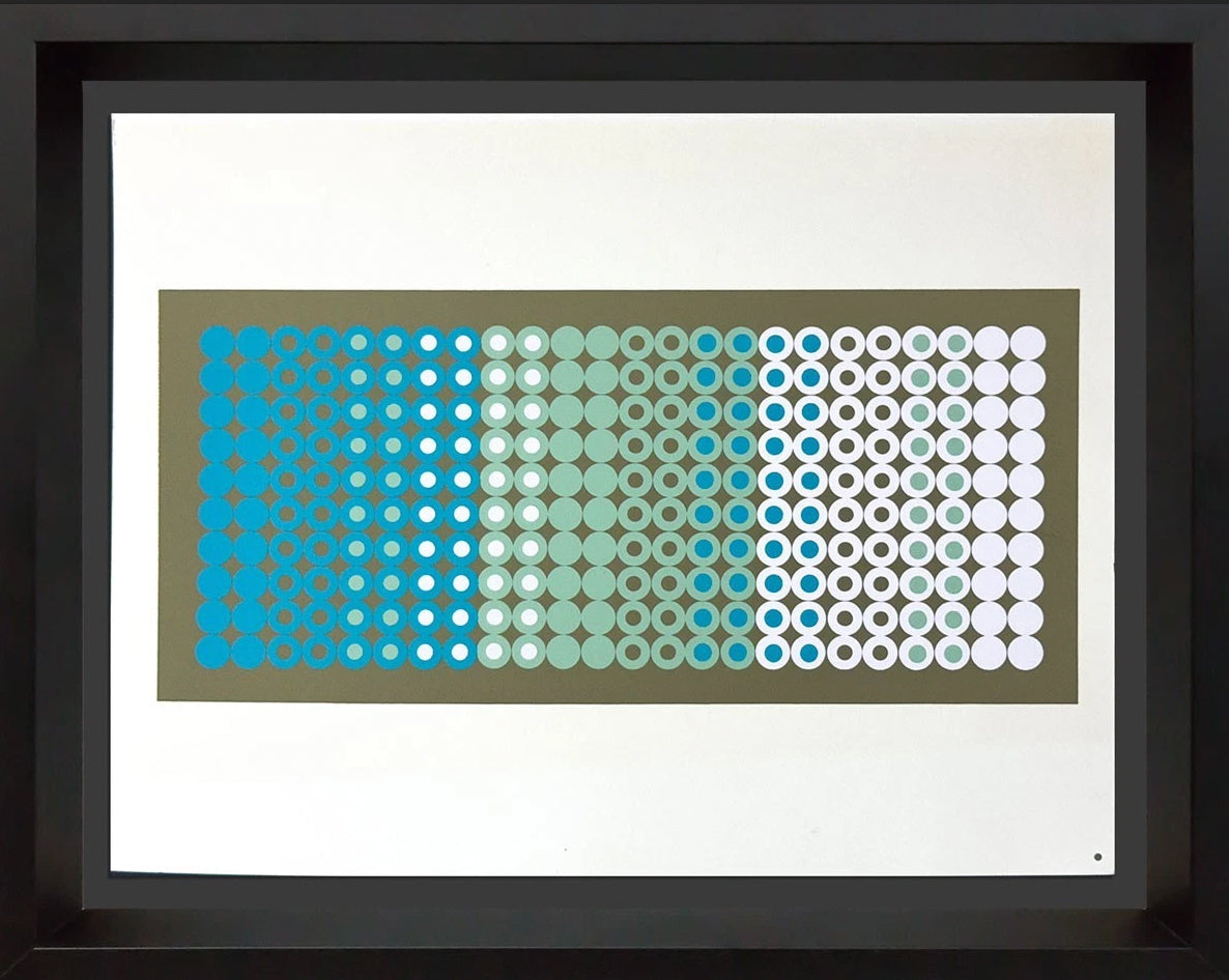 Josef Albers 1963 Silkscreen Set of 4 – Limited Edition, Framed
