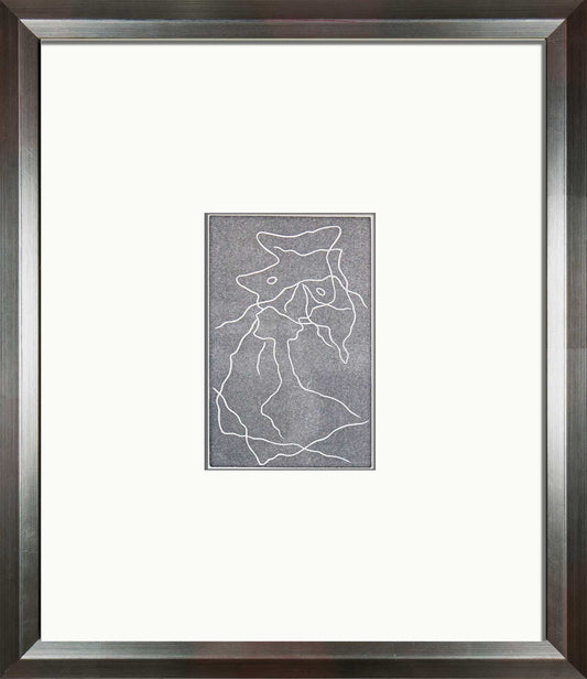 Jean ARP woodcut ENGRAVING “Multiple Woman III" Limited Ed. on RIVES w/Frame