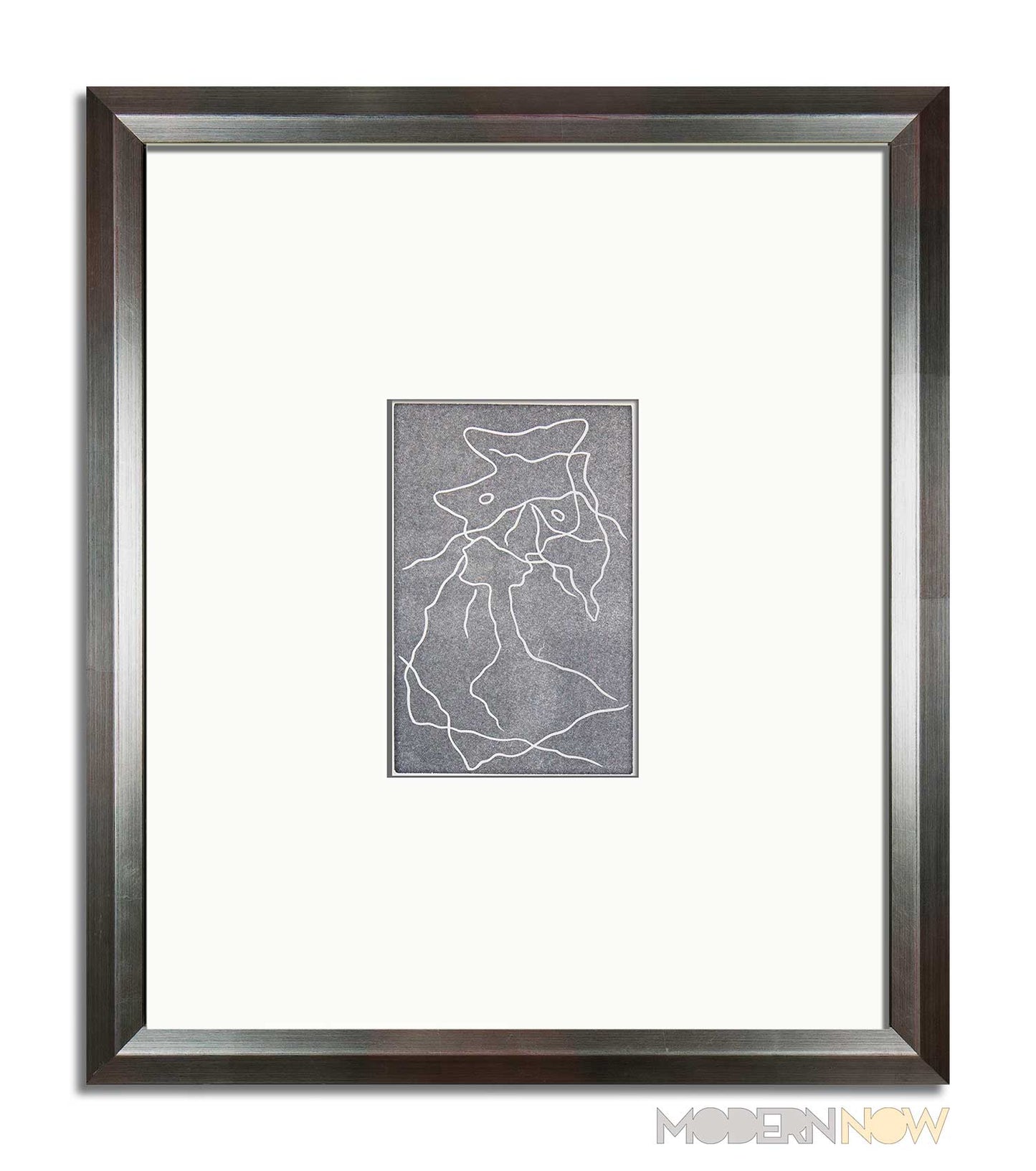 Jean ARP woodcut ENGRAVING “Multiple Woman III" Limited Ed. on RIVES w/Frame