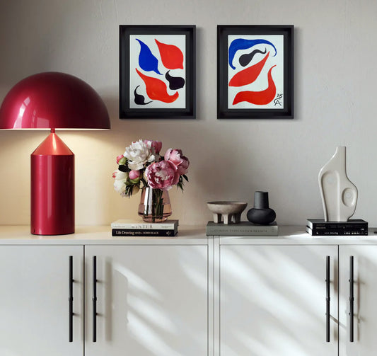 Alexander Calder 1975 Limited Edition Lithograph Suite | Set of 2 Maeght Prints