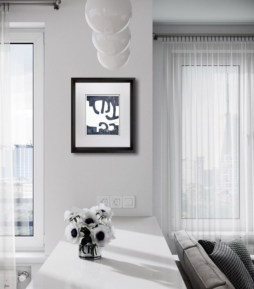 Eduardo Chillida Original Lithograph | Edition 71/100 | Signed| Professionally Framed