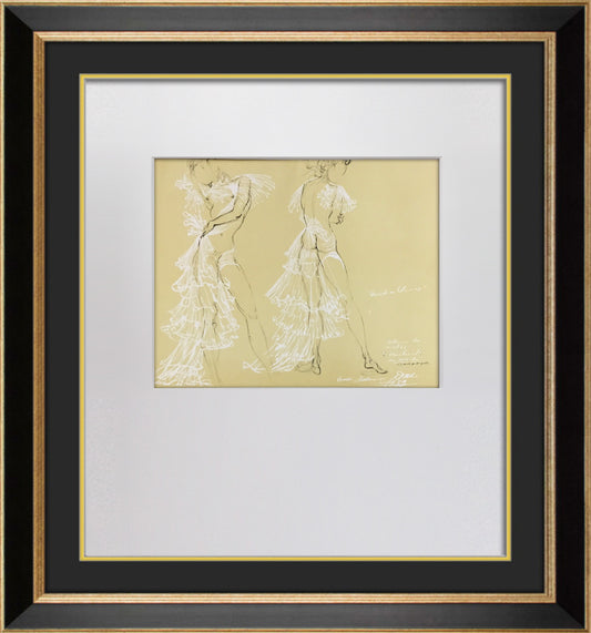 Salvador Dalí Gala 1961 Limited Edition Lithograph Custom Framed
