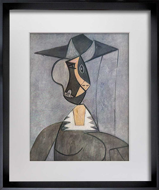 Pablo Picasso Ltd Ed. Lithograph "Femme au chapeau" w/Custom FRAMING