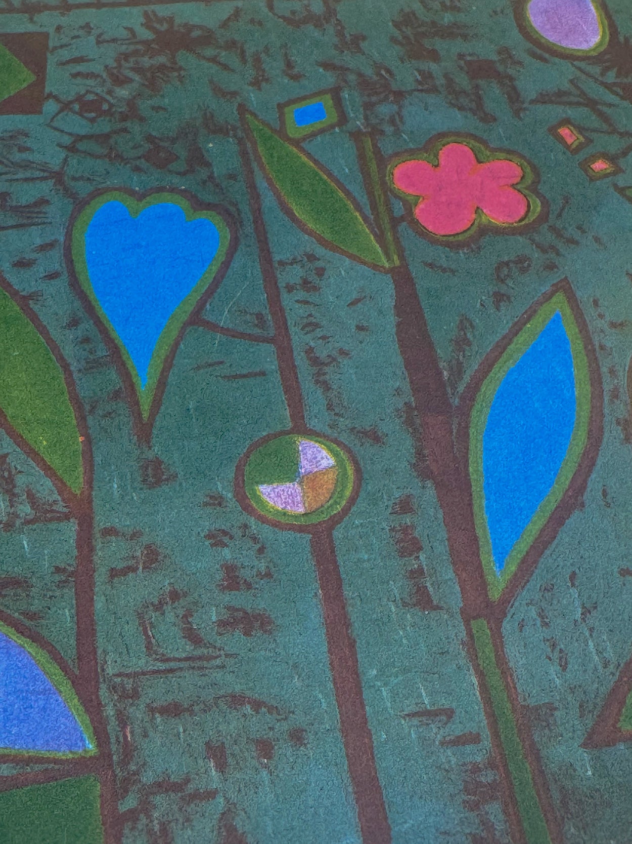 Paul Klee Full Moon in the Garden 1940s Lithograph Limited Edition COA