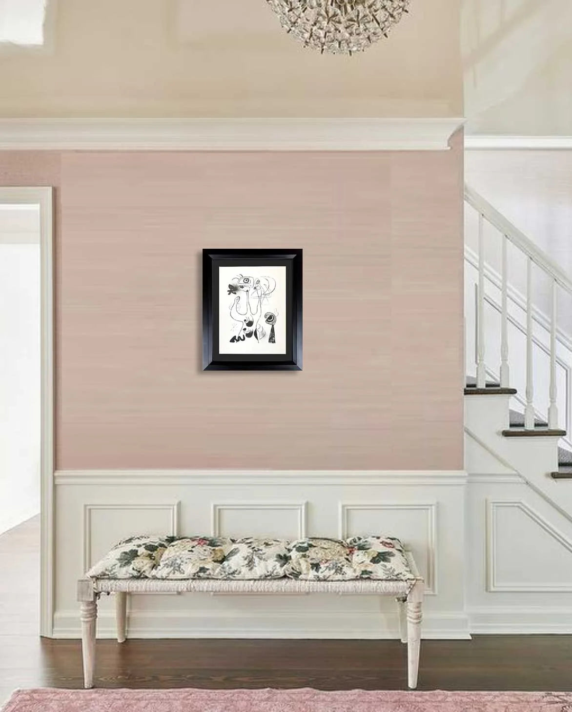 Joan MIRO Lithograph 1947 LIMITED Edition (Barcelona) with Cat. Ref: c13 + FRAME Included