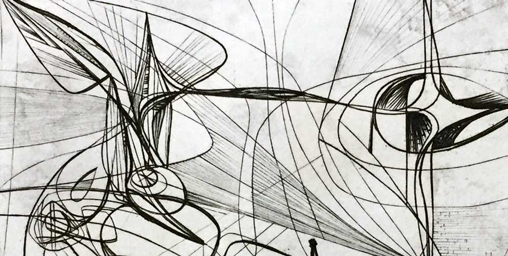 Stanley HAYTER Etching Hand SIGNED Ltd. Edition w/Custom Archival FRAME