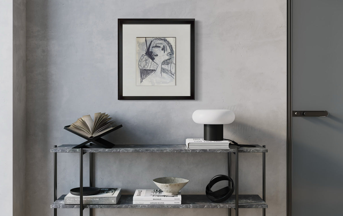 Pablo Picasso Guernica Head Study Limited Edition Lithograph Custom Framed COA