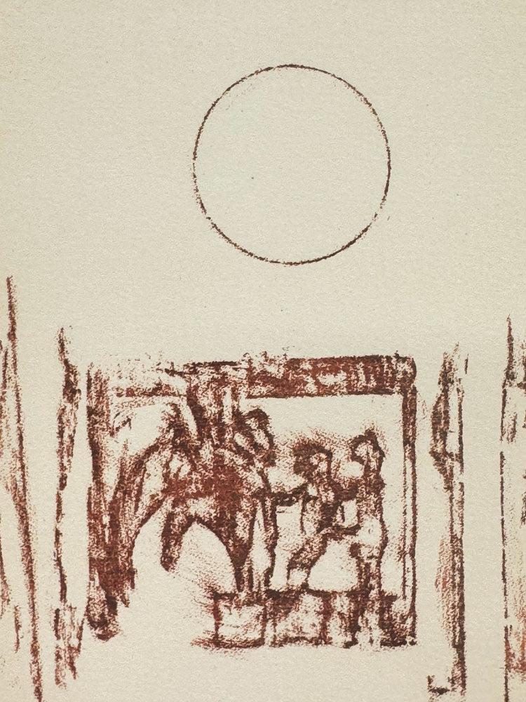 Max Ernst 3-Piece Lithograph Set (1973) – Solstice, La Harpe, Le Chant du Cygne | Framed Surrealist Prints on Arches Paper