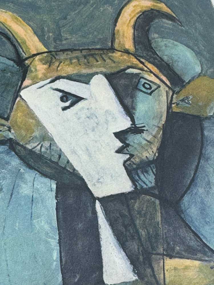 Pablo Picasso 1948 Original Lithograph – Draeger Frères Print, Authenticated & Museum Framed