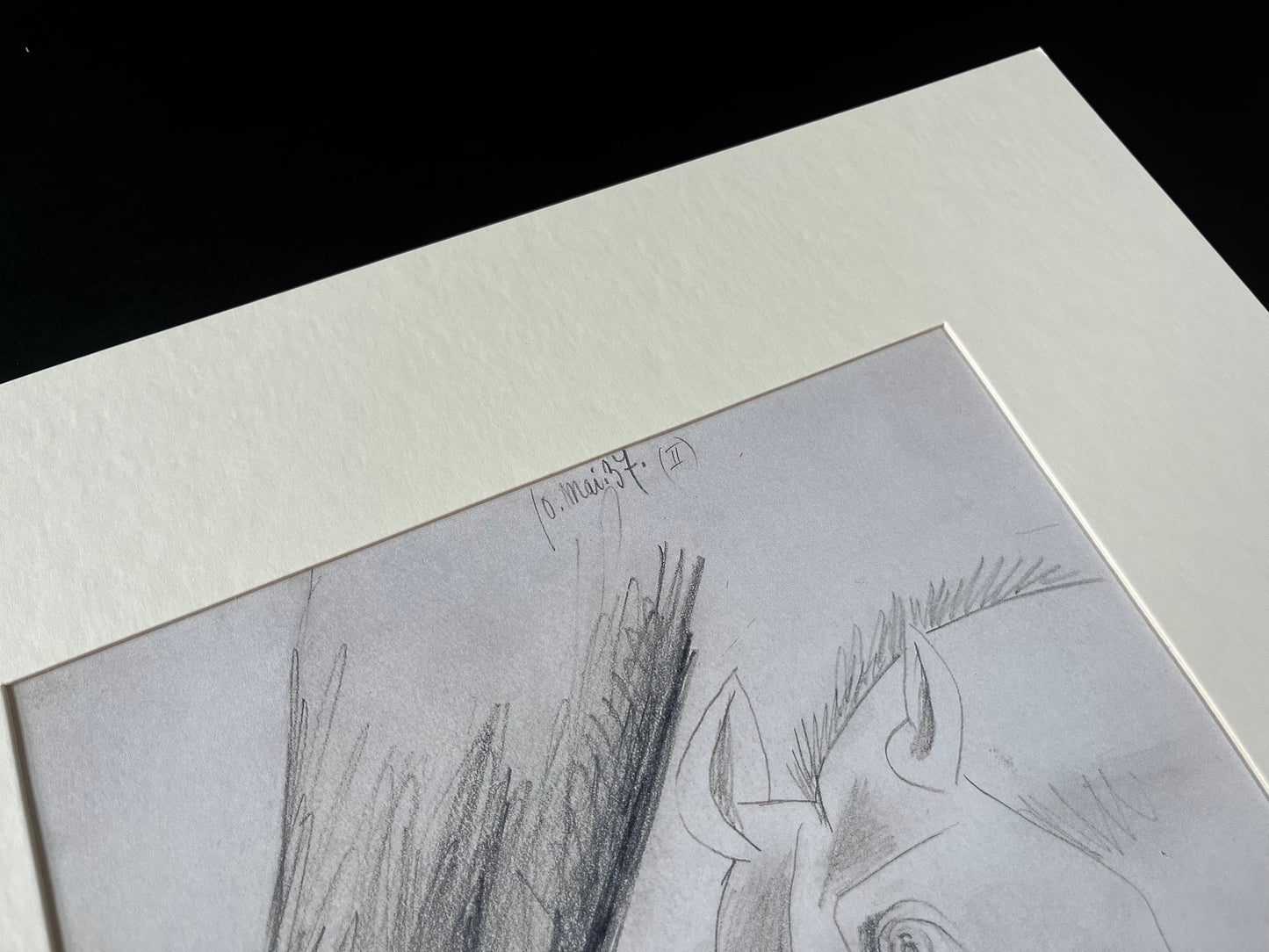 Pablo Picasso Lithograph , Guernica Horse Study, Ltd Ed 89/199 (2)
