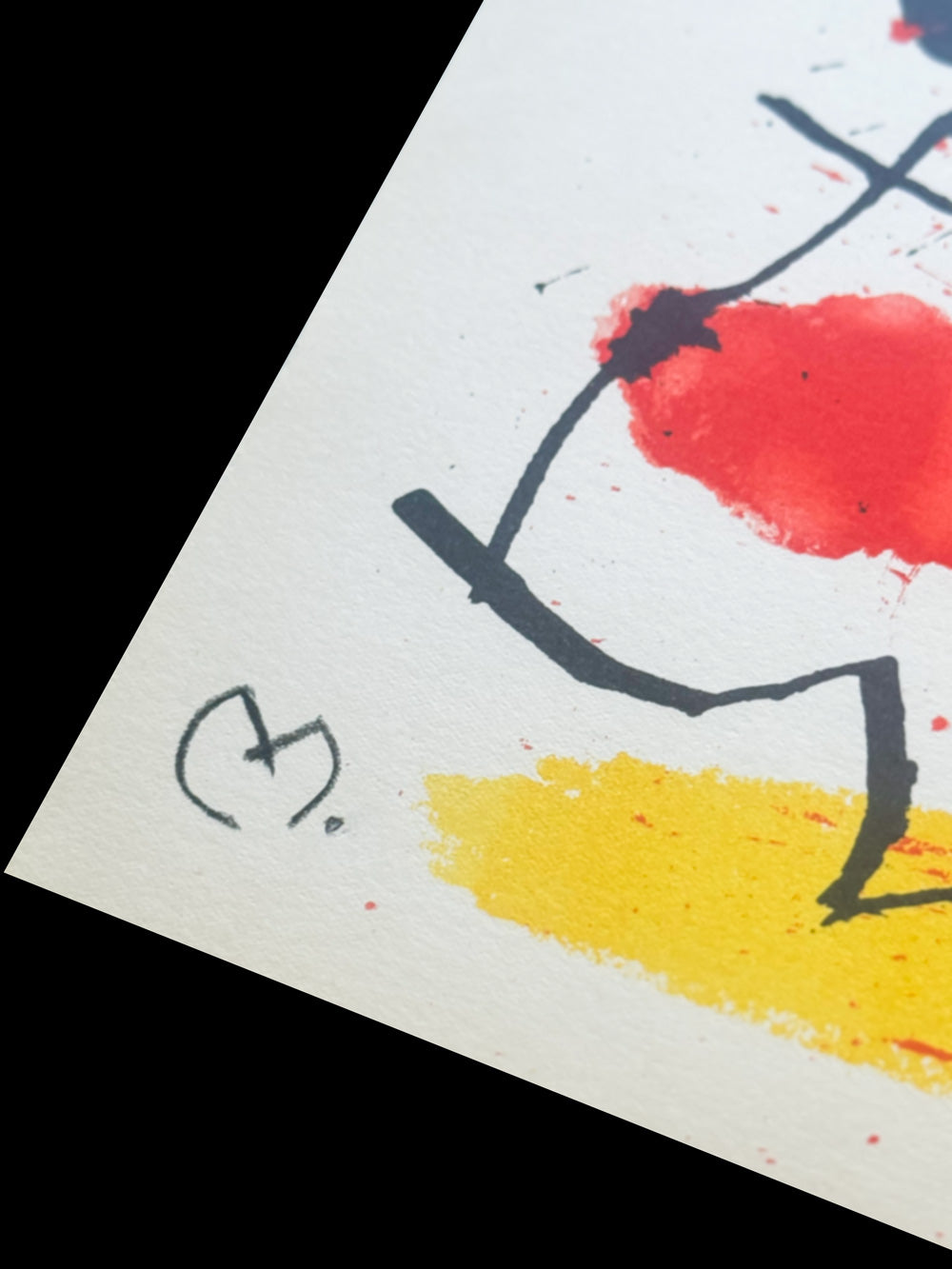 Joan Miro Lithograph Original, Sign, 1964 Limited Edition