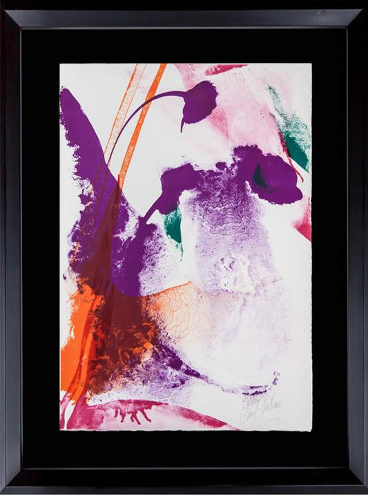 Paul JENKINS Lithograph Original - Hand SIGNED- Vélin d’Rives +FRAMING