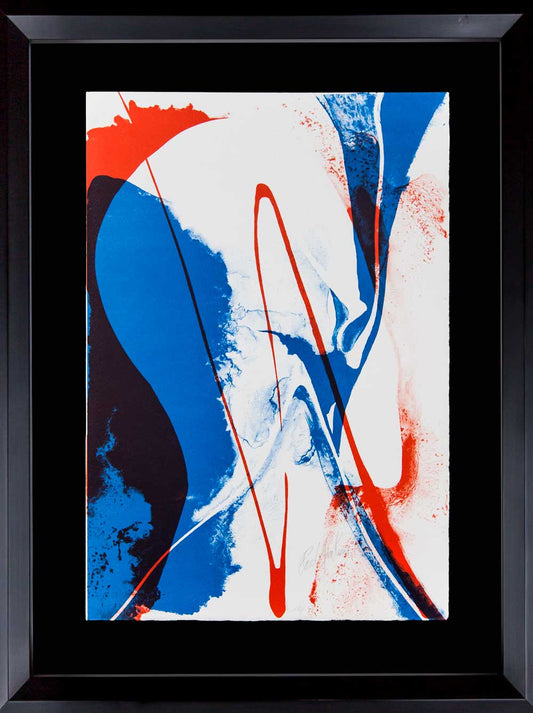 Paul JENKINS Lithograph Original - Hand SIGNED- Lt. Ed. 259 w/Frame