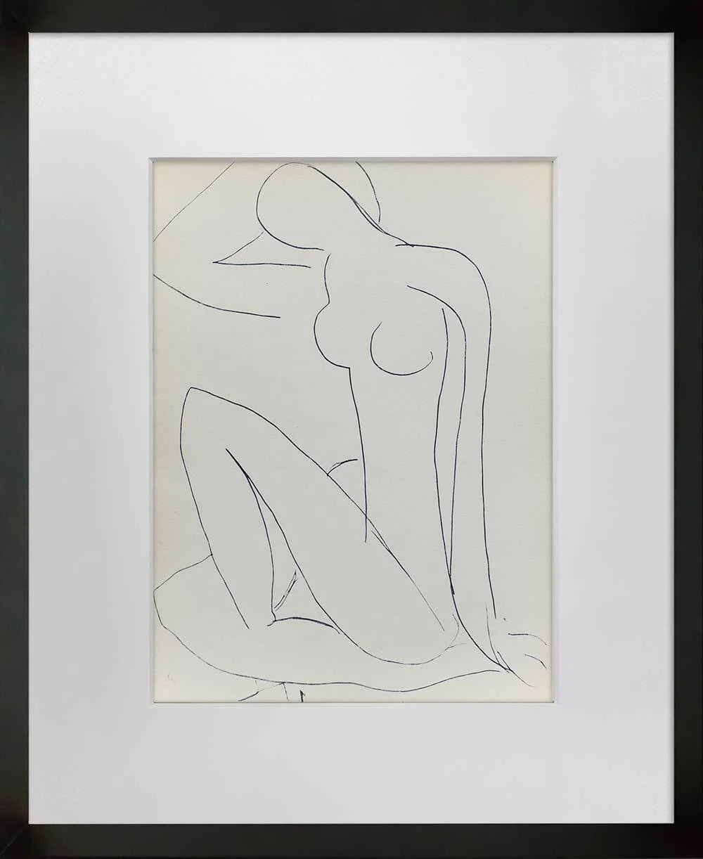 6 Henri MATISSE Lithographs Limited Edition - SIGN - (set of 6) Woman Study 1955